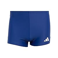 adidas Uomo 3 Stripes Swim Boxers, Dark Blue/White