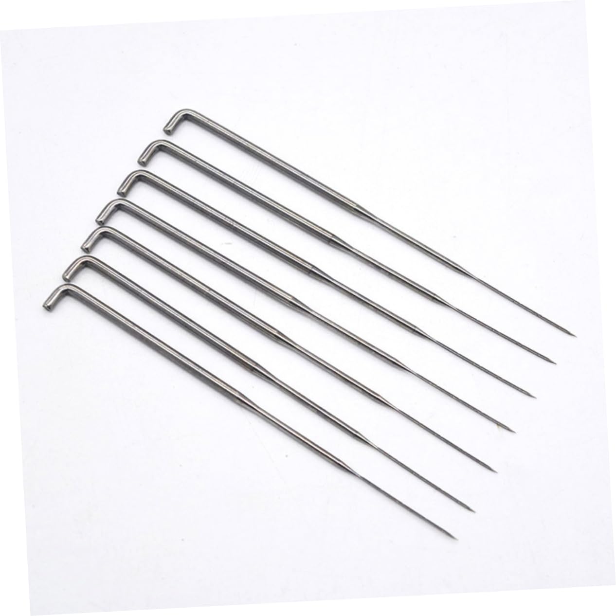 CIMAXIC Craft Sewing Embroidery Stitching Tool 30pcs Wool Felt Needle Set Punch Needle Embroidery Pad Smooth Metal Needle for DIY Handmade Projects