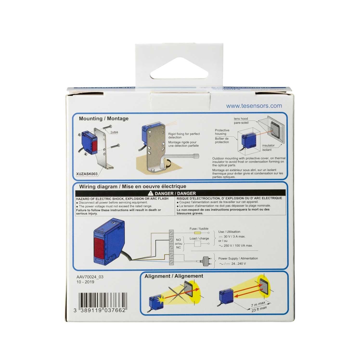 FOTOCELULA FUNC. 50x50 REFLEX BLISTER
