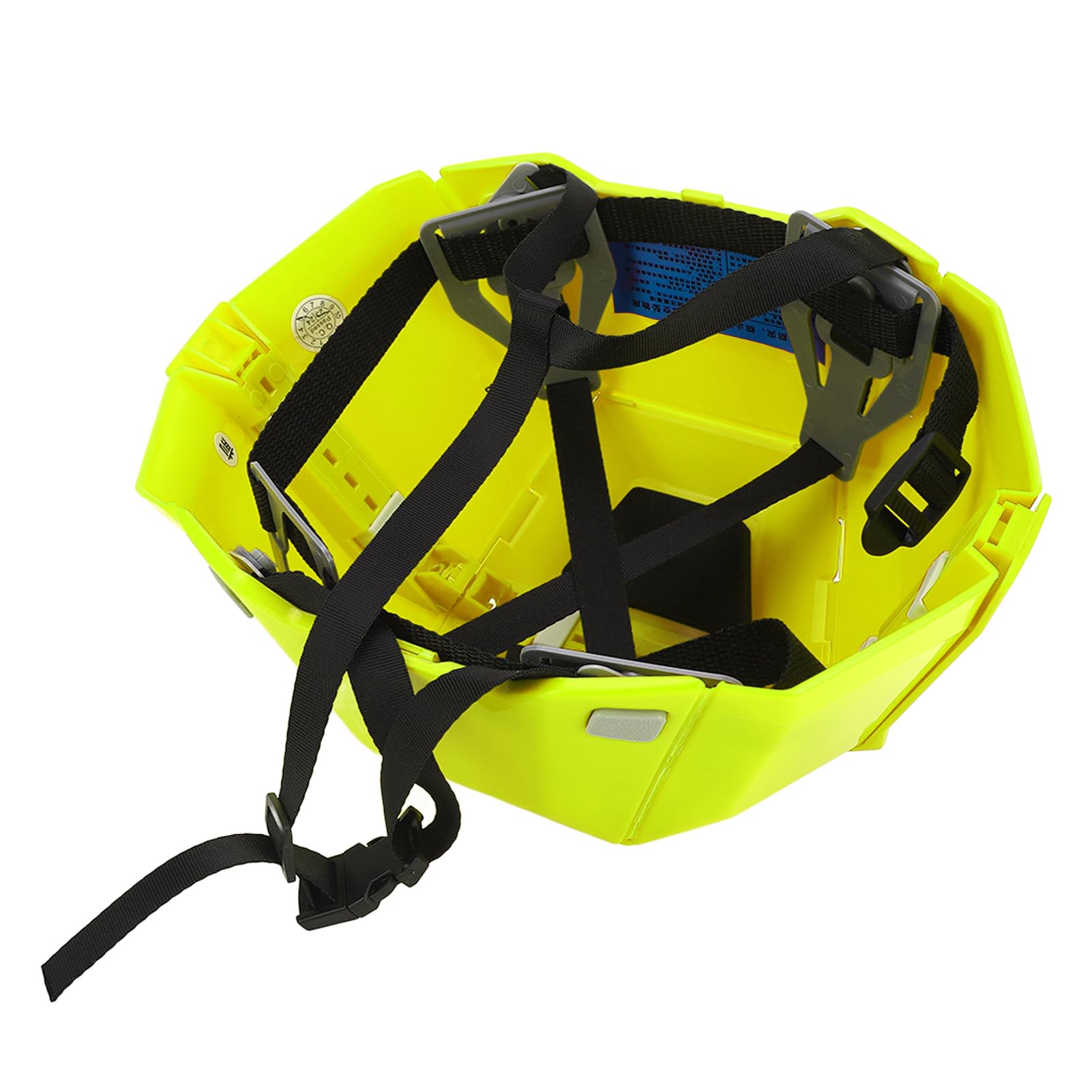 Casque Pliable Casque de sécurité Protection de la Tête en Plastique Haute Résistance pour Le Travail, Les Sports, Les Voyages (Vert)