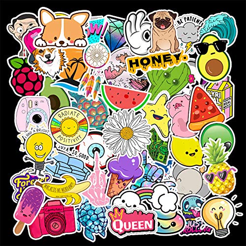 image for Unknown Cool Stickers-Stickers for Hydro Flask Water Bottles 100 Pcs,D