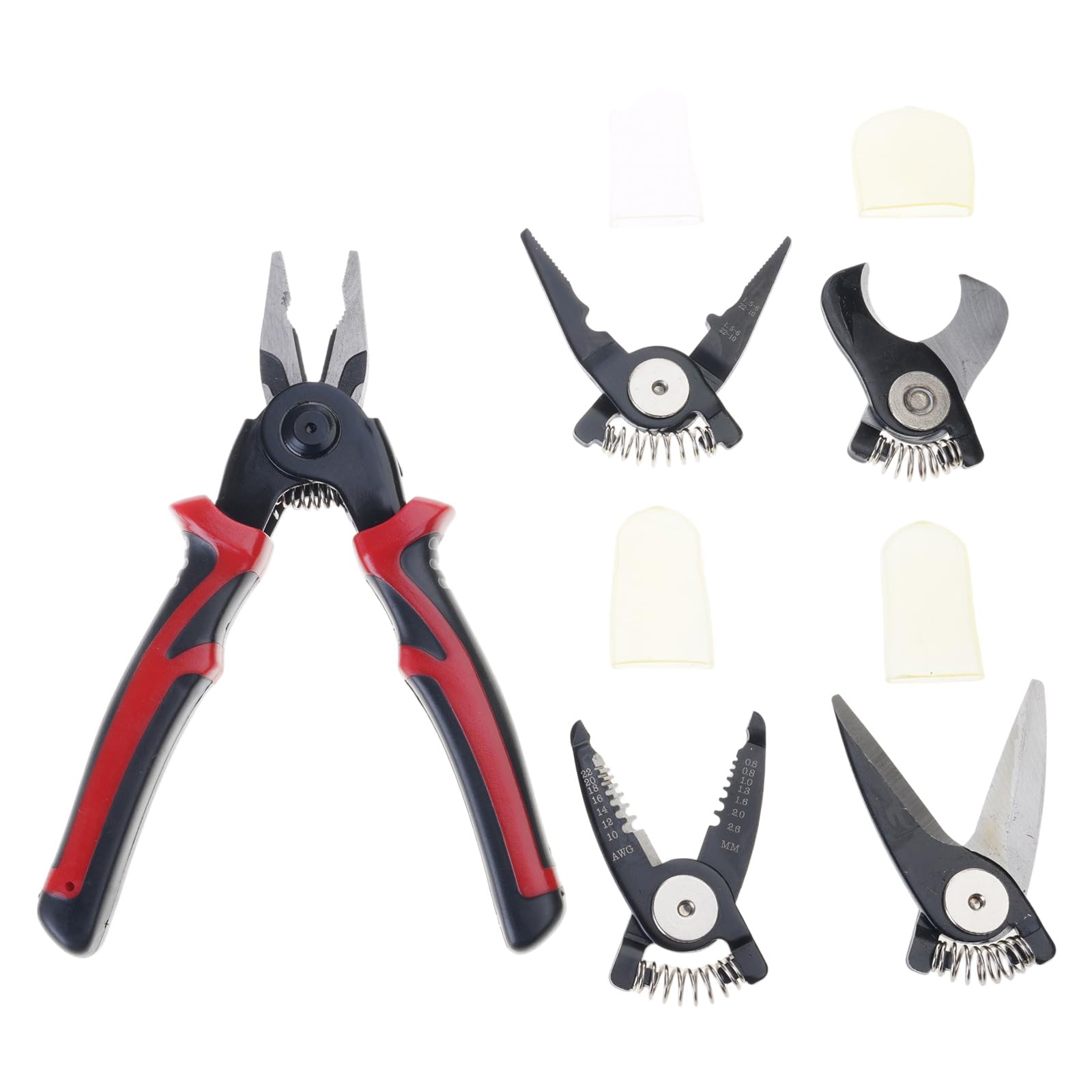 Tsophreniq Essential Quick Changes Wire Strippers Crimping Pliers For Professional Hobbyists Handcrafting Needs Workshop Repairs Quick Changes Pliers