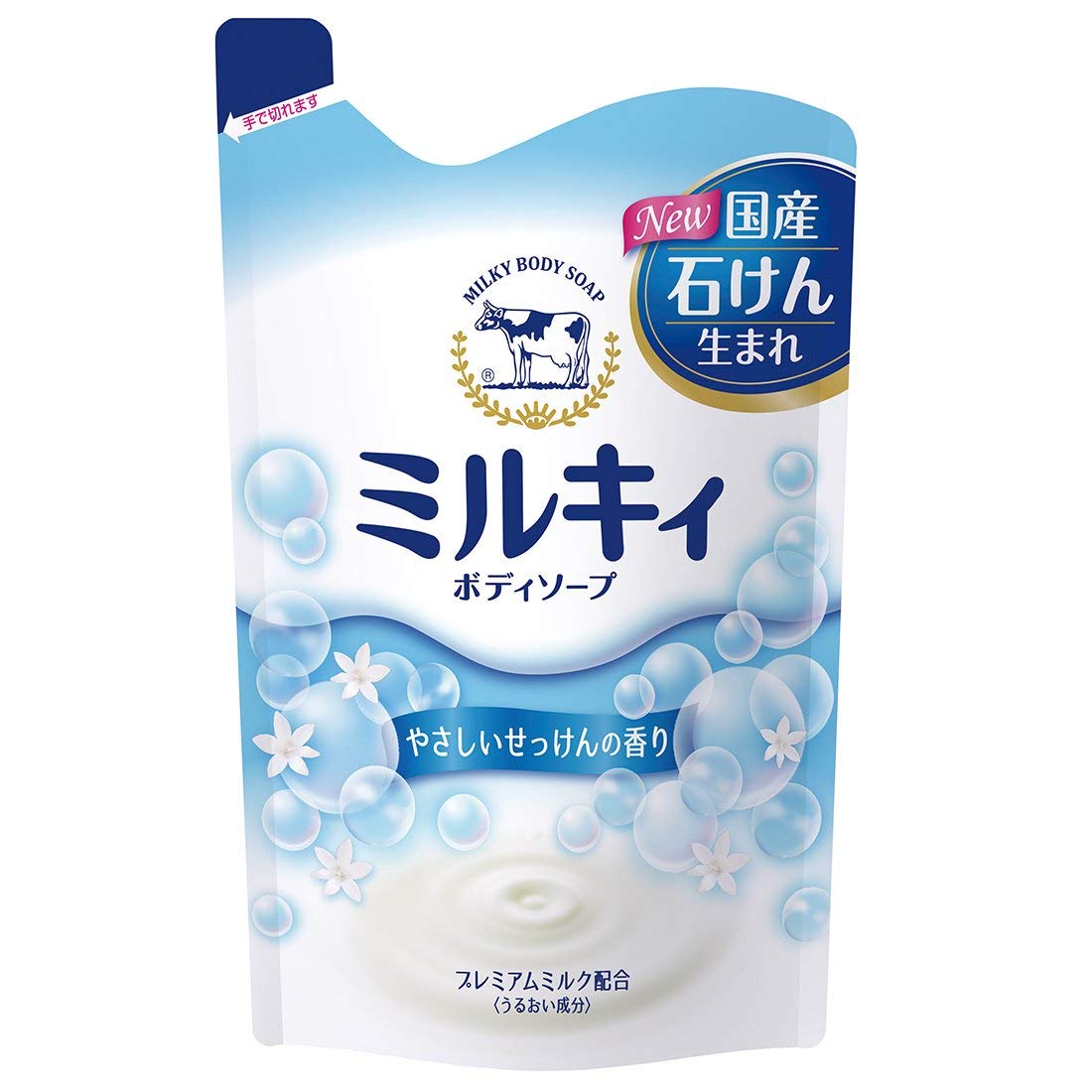 Amazon | 牛乳石鹸 ミルキィボディソープやさしいせっけんの香り