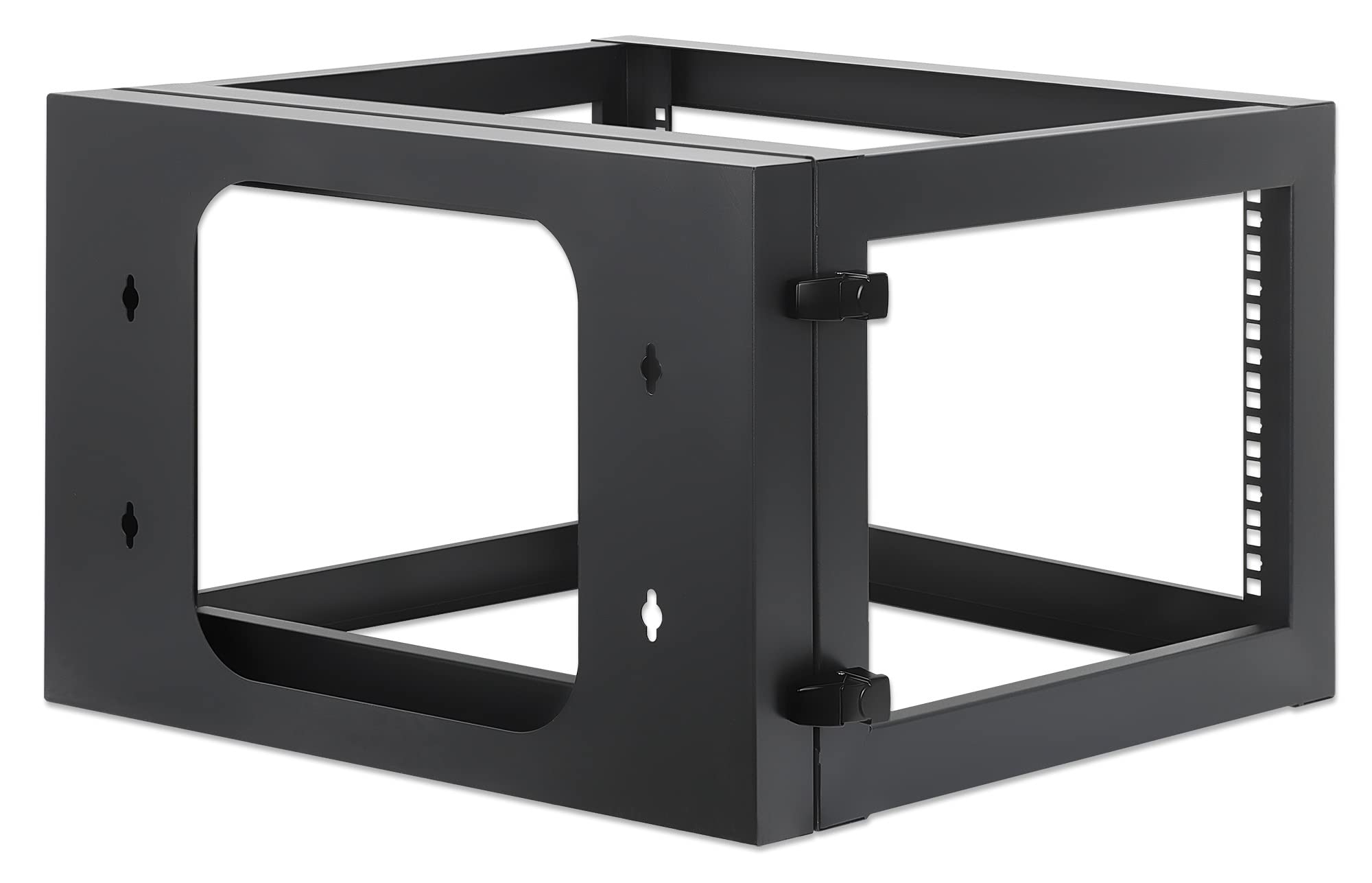 INTELLINET 716031 Armadio a Muro 19" Open Frame 4 Montanti 6U Nero