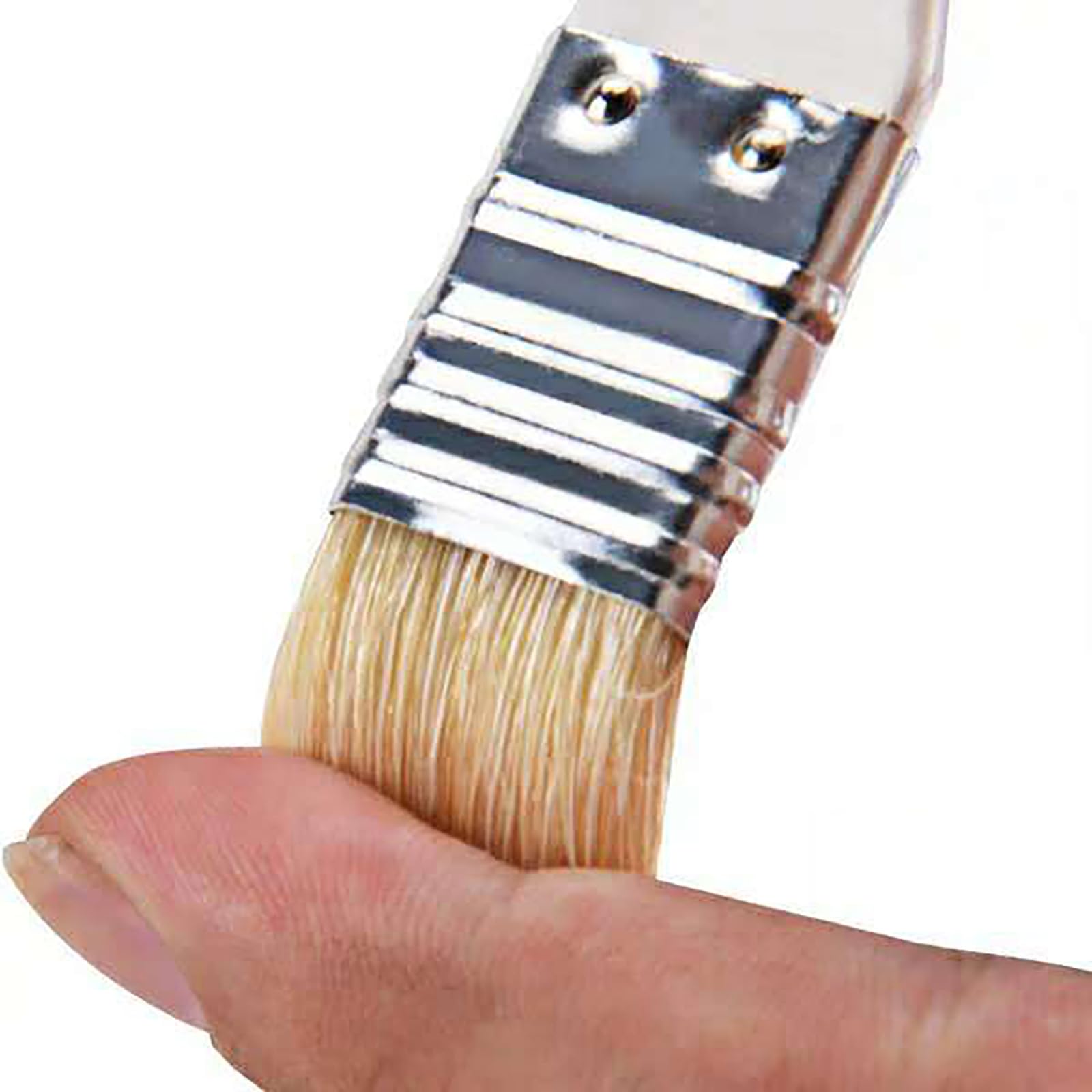 143 Pennelli per Pittura Artistica, Set di 10 setole Bianche a Manico Lungo, eccellenti per Pittura acrilica, guazzo, Olio, Acquerello, ECC. per aspiranti pittori esperti.