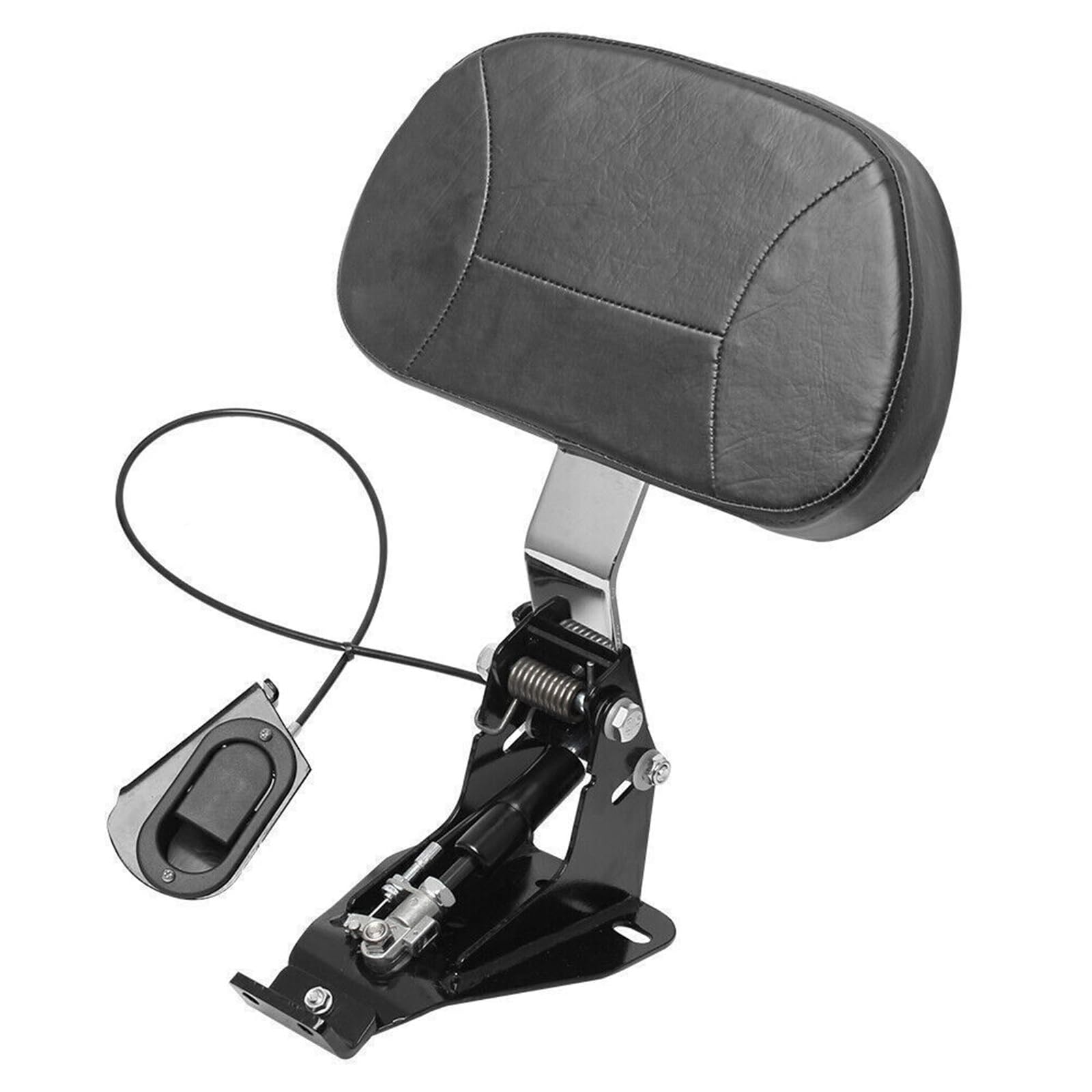Poduszka Kufer Motocyklowy Pasuje do Harley Touring CVO Street Glide Road King Classic 2009-2023 Regulowane oparcie Sissy Bar dla motocykla