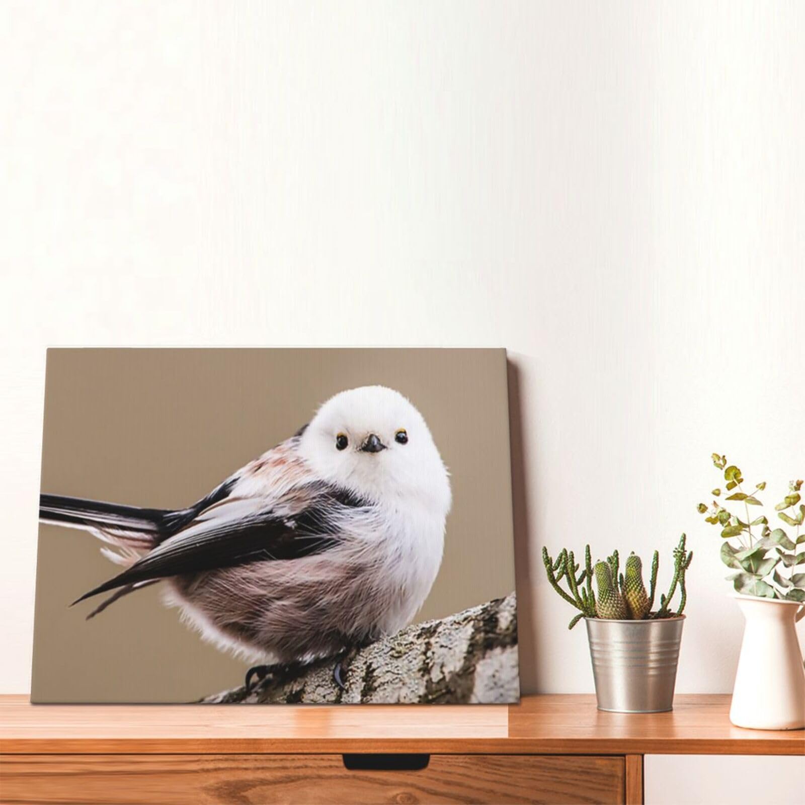 Amazon.co.jp: シマエナガ かわいい 鳥 アートポスター アートパネル