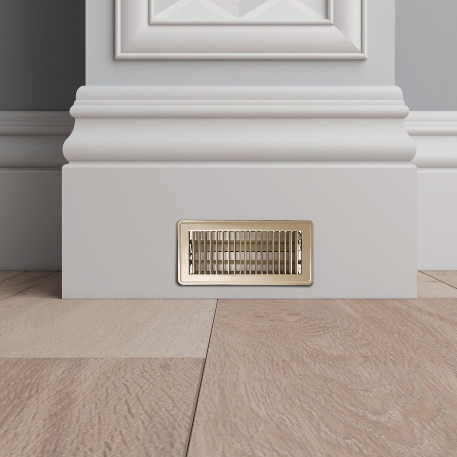 4 Rejillas De Ventilación De Suelo 4x10 Pulgadas, Resistentes