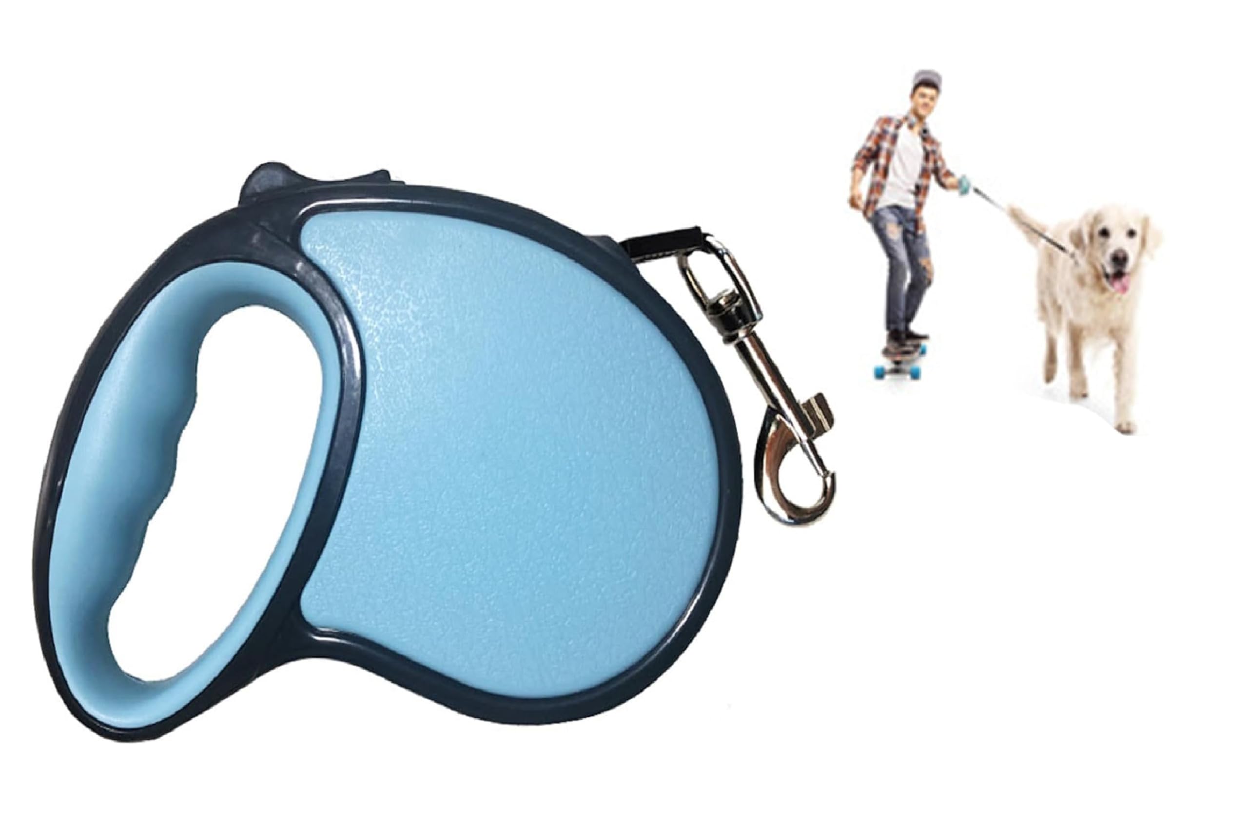 Onprix Retractable 5 M Dog Leash with Anti-Slip Handle for Small Medium Dog, High-Strength Walking Leash with Rotating Hook for Pet Trainer for Camping (Blue Color) (B0CLVDT8PZ) Amazon Price History, Amazon Price Tracker