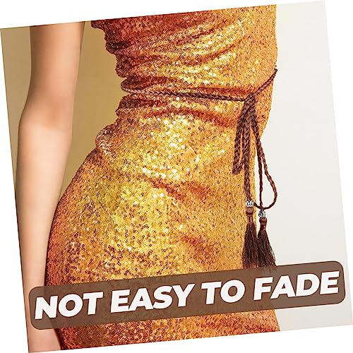 5pcs Woven Tassel Waistbands for Women Bohemian Dress and Skirt Belts Lightweight Multi Color Waist Accessories for Casual and Fashion Outfits3