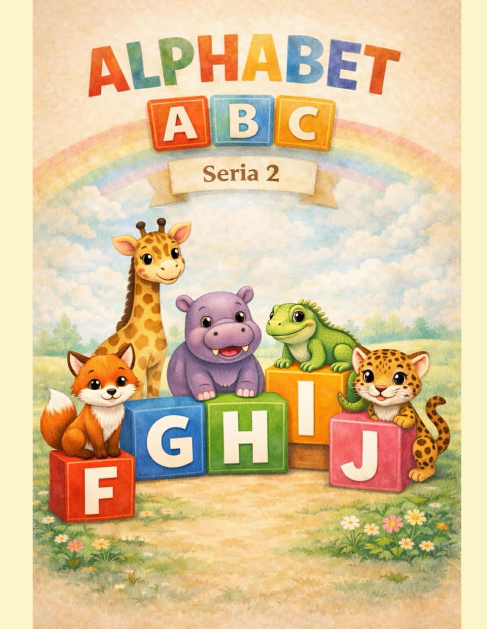 ALPHABET COLORING BOOK: LETTERS F G H I J (ABC SERIES 2) (ALPHABET ADVENTURES FOR LITTLE LEARNERS)