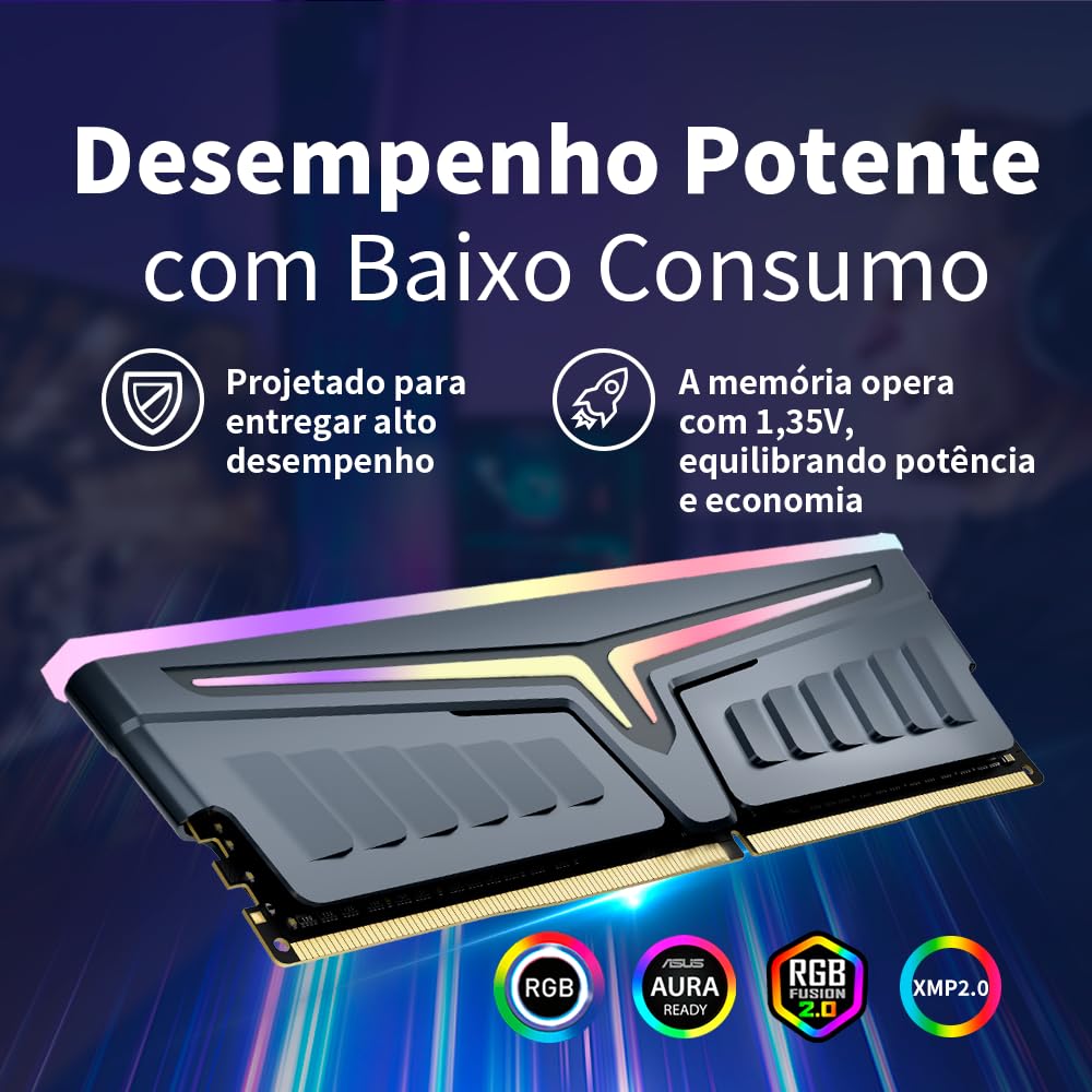 Memoria Midgard RGB 16GB (8GBX2) DDR4 DIMM 3200MHZ XMP 2.0 CL16 1
