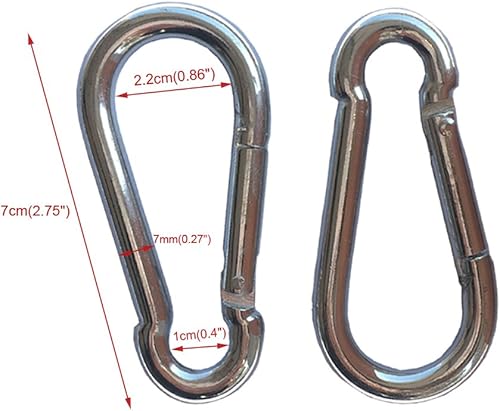 Miniatura 4 de 4 ganchos de clip para asta de bandera de 2.8 pulgadas, accesorio para asta de bandera