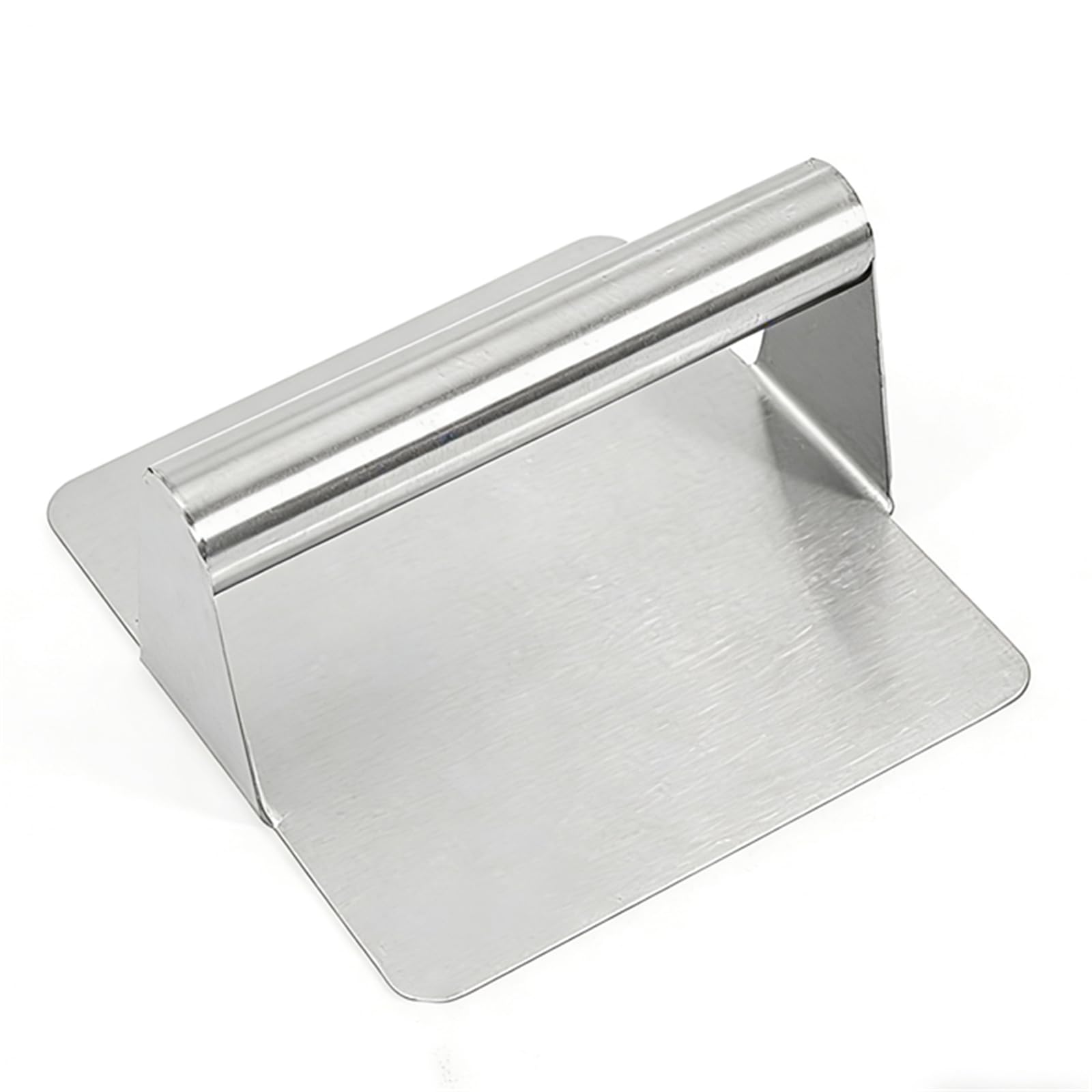 Omengyan Stainless Steel Burger Press, Square, 13.8 cm, for Smash Burgers, Patties and Flat Top Griddle Cooking (Square Burger Press)