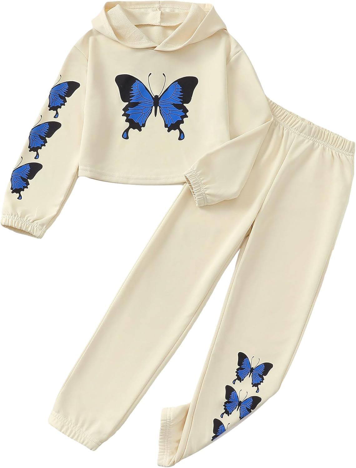 Ensemble de villages pour filles Imprimé papillon France Ubuy