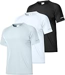 Boyzn 1 ou 3 Coffret à manches courtes pour hommes UPF 50+ Sun Protection Swim Shirt Quick Dry Beach T-shirt pour la pêche surf