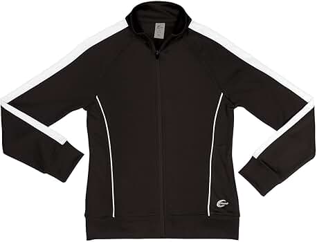 chassé Advantage Warmup Jacket (Adult Sizes) (Black, XS) at
