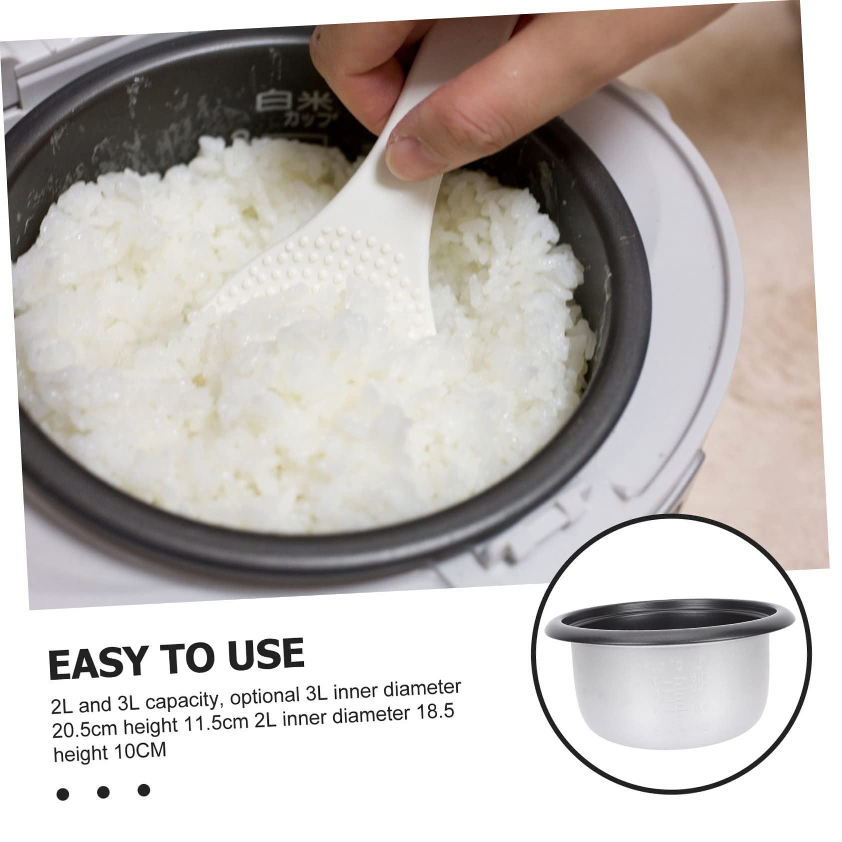 少量炊きでふっくら美味しく炊ける炊飯器2機種を、ジェネリック家電ブランド「MAXZEN」より2023年8月中旬に発売｜ニュース｜エクスプライス株式会社 ノンスティック炊飯器ライナー合金素材電気炊飯器アクセサリー調理鍋炊飯器内鍋キッチン調理器具部品(25.5x20cm)