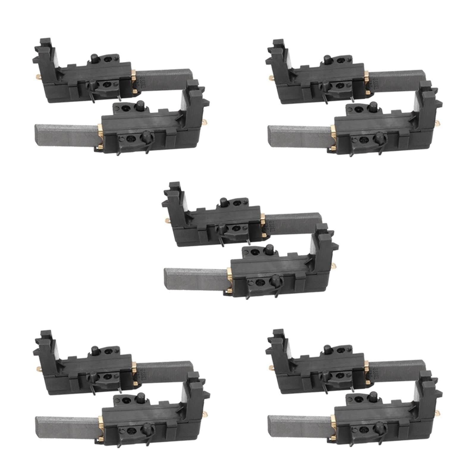 Balais de charbon moteur Machine à laver, 10 pièces, Compatible avec Whirlpool