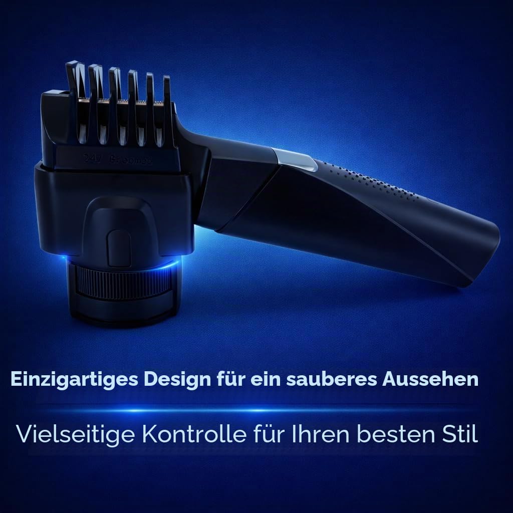 247 Groomed Selbst-Haarschnitt-Trimmer für Männer, Körperpflege, Bartschneider, Nasentrimmer, Rasierer für Männer, Koteletten-Mischlösung
