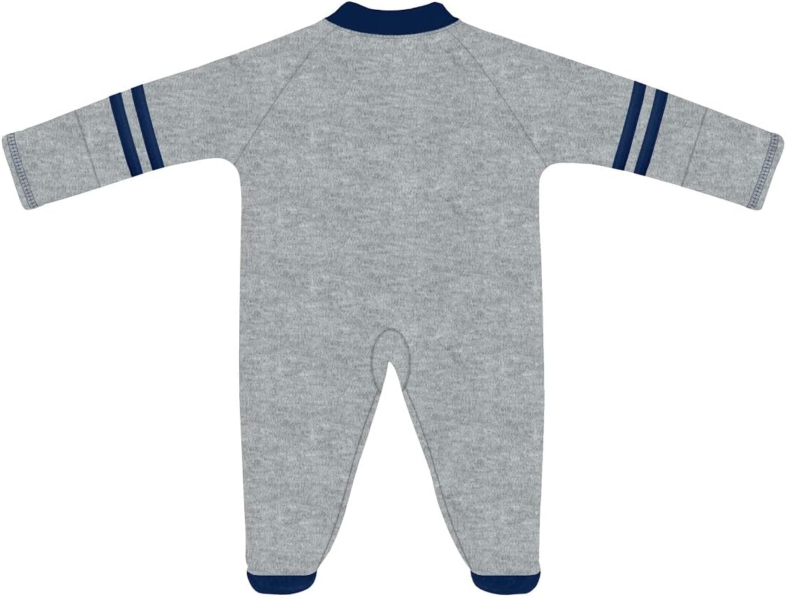 Creative Knitwear College Baby Infant Sports Shoe Footed Romper - Team Logo, Many Colors, Unisex, (0-9 Months)