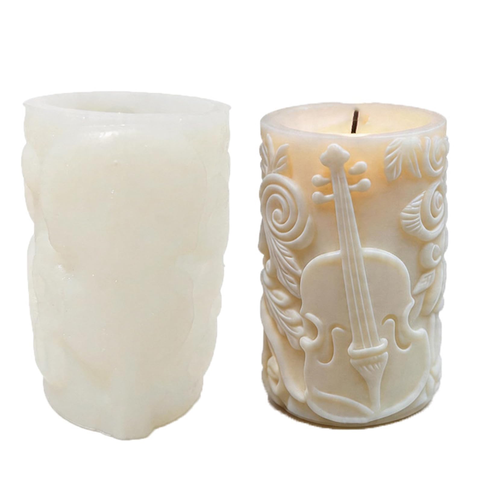 Limtula Artistic Violin Shape Silicone for Home Decoration and Creative Gift Making