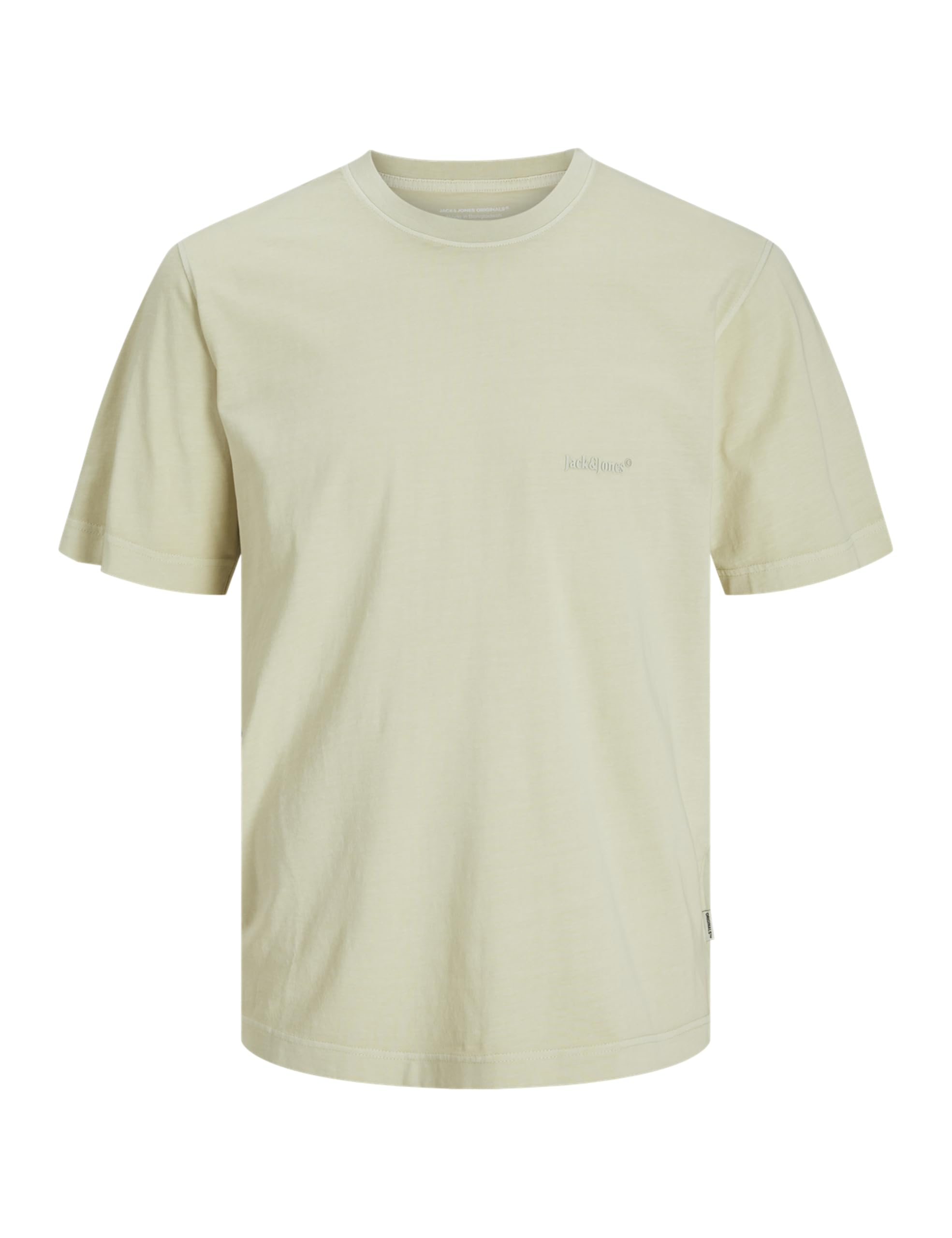 JACK & JONES Jorvarenna Pigment Dye Tee SS Crew Neck, Celadon Tint, S