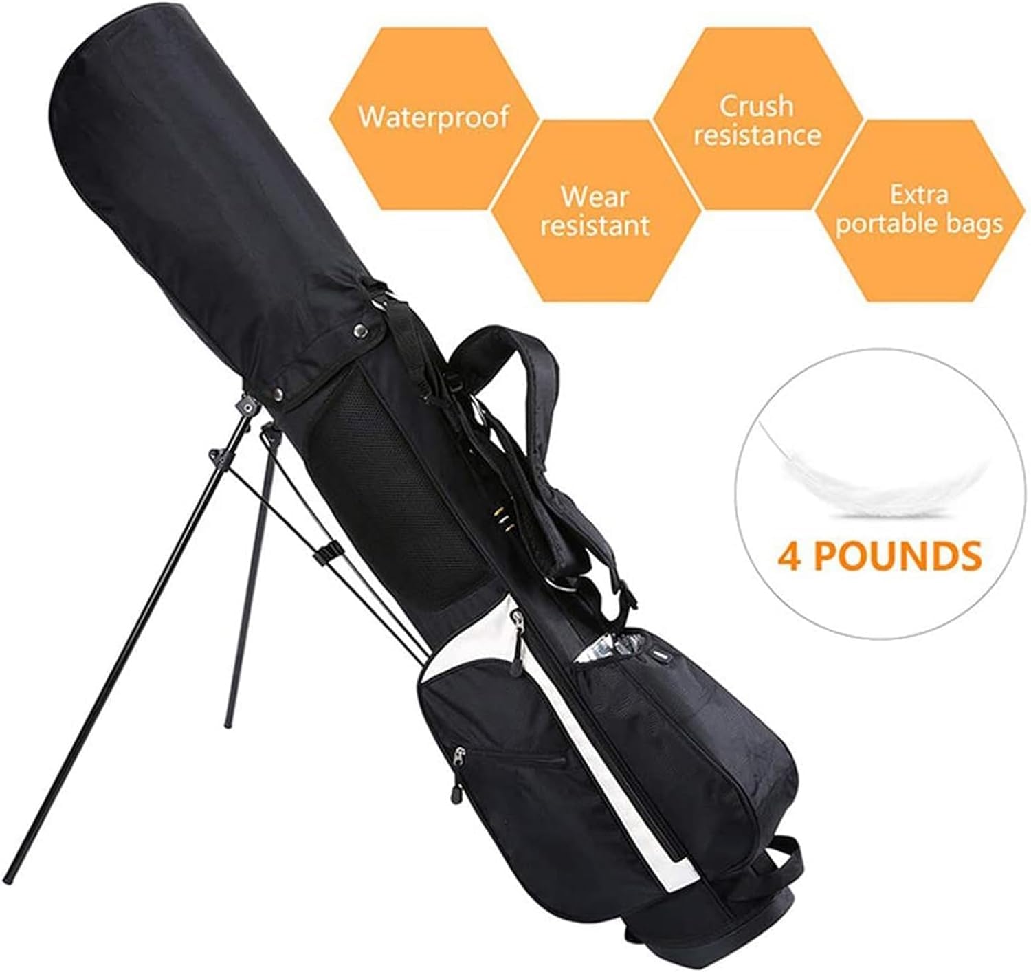 COMETXゴルフバッグ軽量スタンドキャリーバッグ調節可能なショルダースト COMETXゴルフバッグ軽量スタンドキャリーバッグ調節可能な