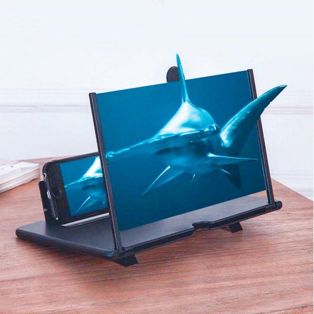 12 Inch Screen Magnifier for Cell Phone, 3D HD Mobile Screen Enlarger Projector, Lightweight Portable Expandable-image-23