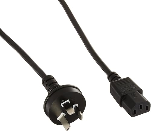Miniatura 8 de Monoprice Cable de alimentación - 6 pies - Negro  ASNZS 3112 (AustraliaNueva Zelanda) a IEC 60320 C13, 18 AWG, 5A1250W, 250V