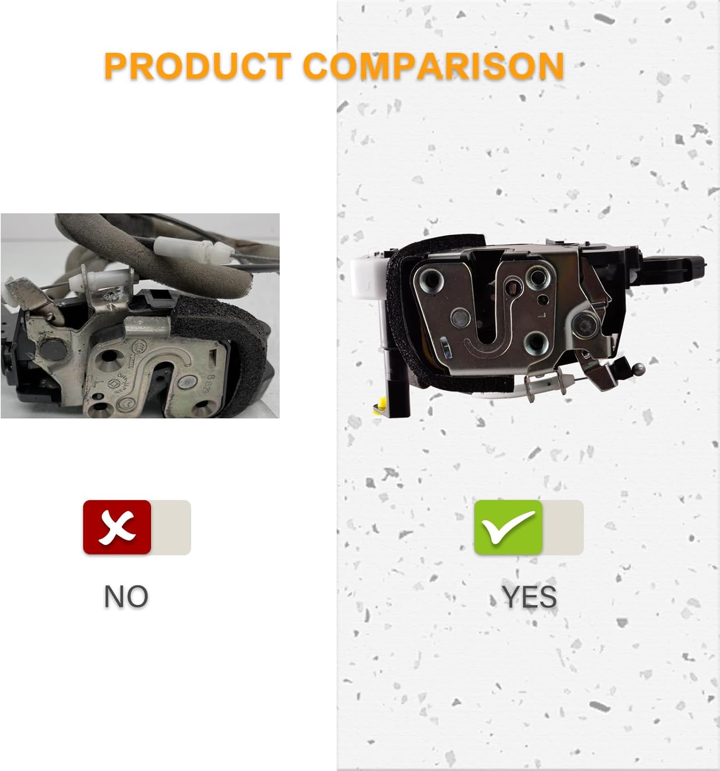 Front Left Driver Side Door Lock Actuator & Remote Control Assembly Compatible for Infiniti G25 G35 G37 Q40 2007-2015 Replace 80501-JK600