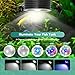Lominie LED Aquarium Light, Planted Tank Light 4 Channels Remote Control 6500K Aquarium LED Lamp for Freshwater Fish Tank Refugium with Gooseneck (A20 Freshwater)