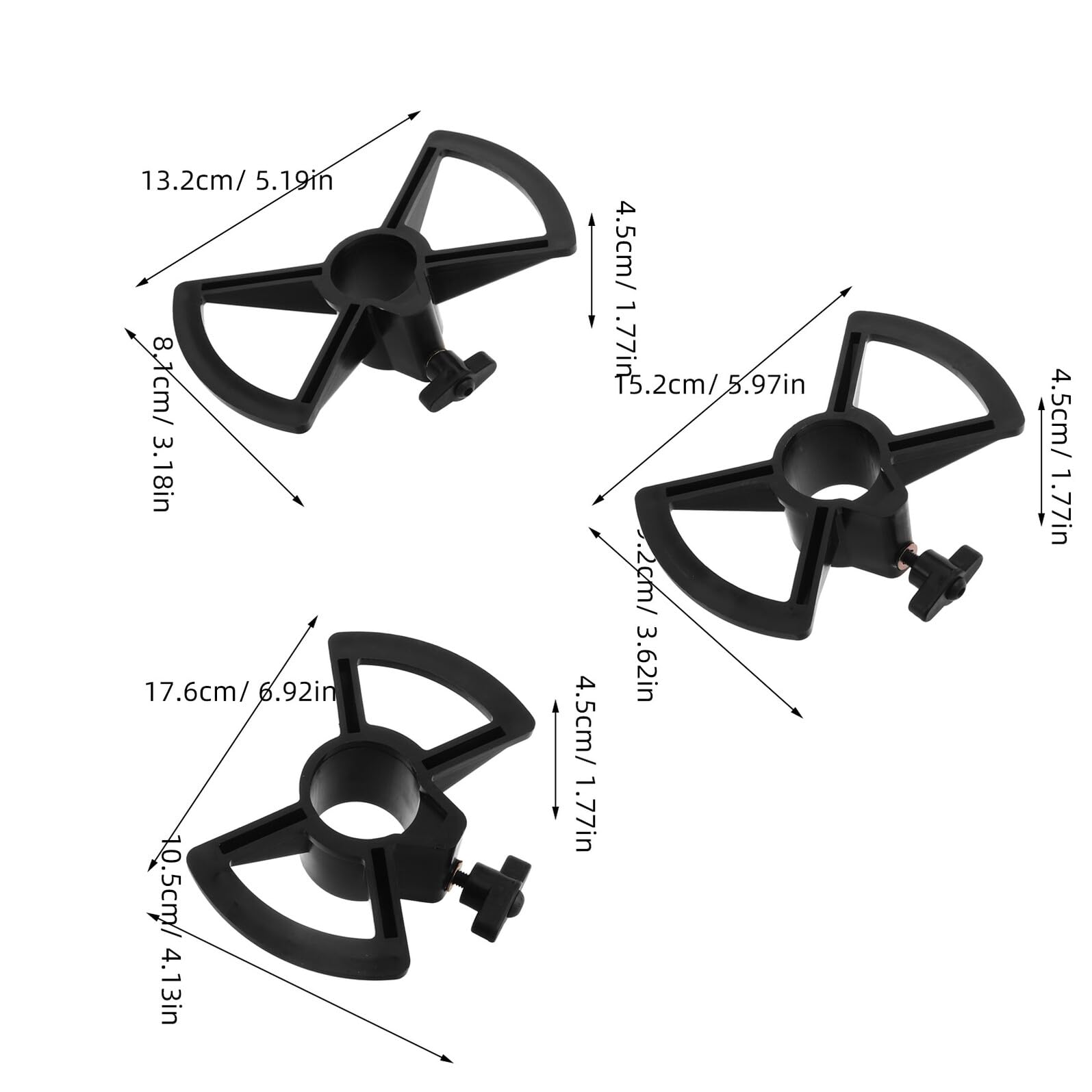 DECHOUS Soporte Plegable Ajustable para Djembé Africano Trípode Negro y Estructura de Suspensión Adecuado para Escenario y Aula