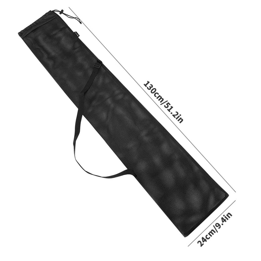 Borsa da pagaia da Kayak Porta per Paddle Canoa in Mesh in Mesh Nylon con Cinturino Regolabile, Sacca da Paddle in Barca in Nylon