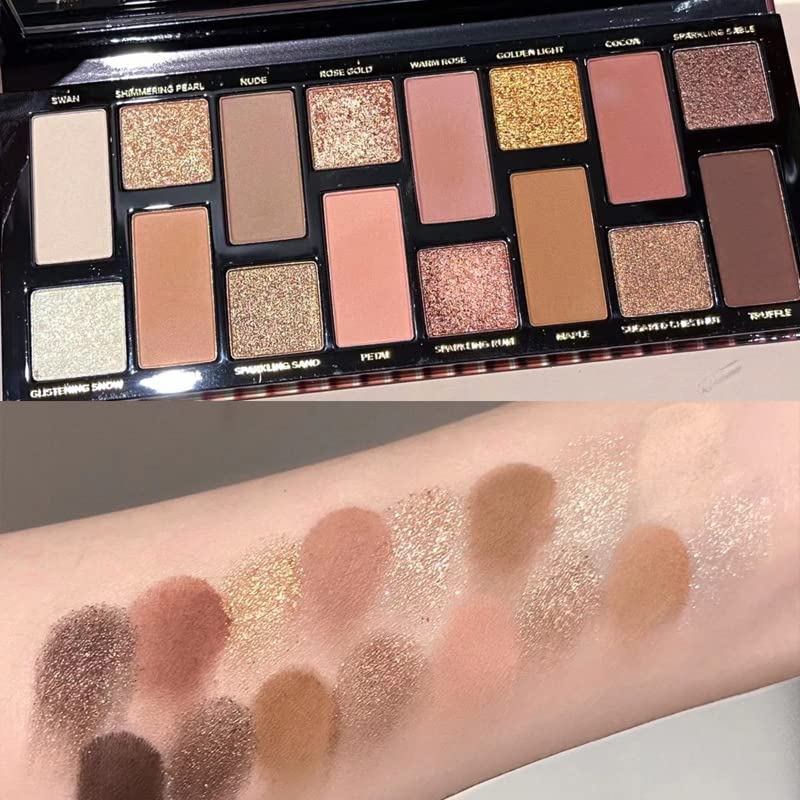 Palette di ombretti long lasting opachi e glitter miscelabili truccolo multi-uso per occhi viso Kit regalo cosmetici portatile principianti professionisti