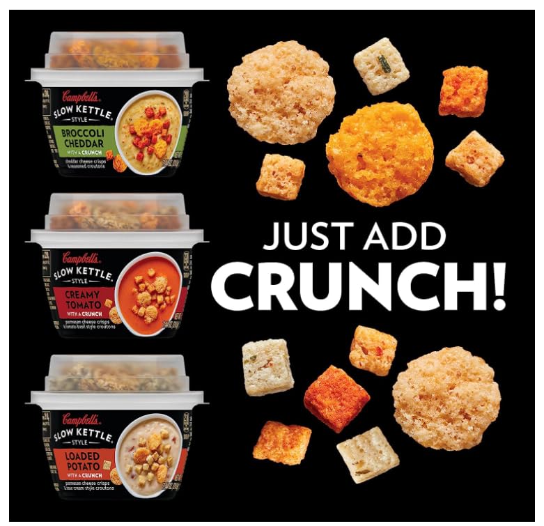 Miniatura 4 de Slow Kettle Style Soup With A Crunch, taza para microondas de 7 onzas + código QR King Combo (brócoli cheddar (2 unidades)