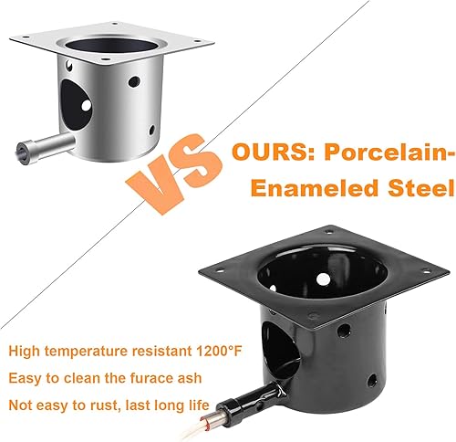 Miniatura 4 de Kit de encendido de olla y barra caliente, piezas de repuesto para parrilla de pellets Traeger y Pit Boss con removedor de cenizas, tornillos y