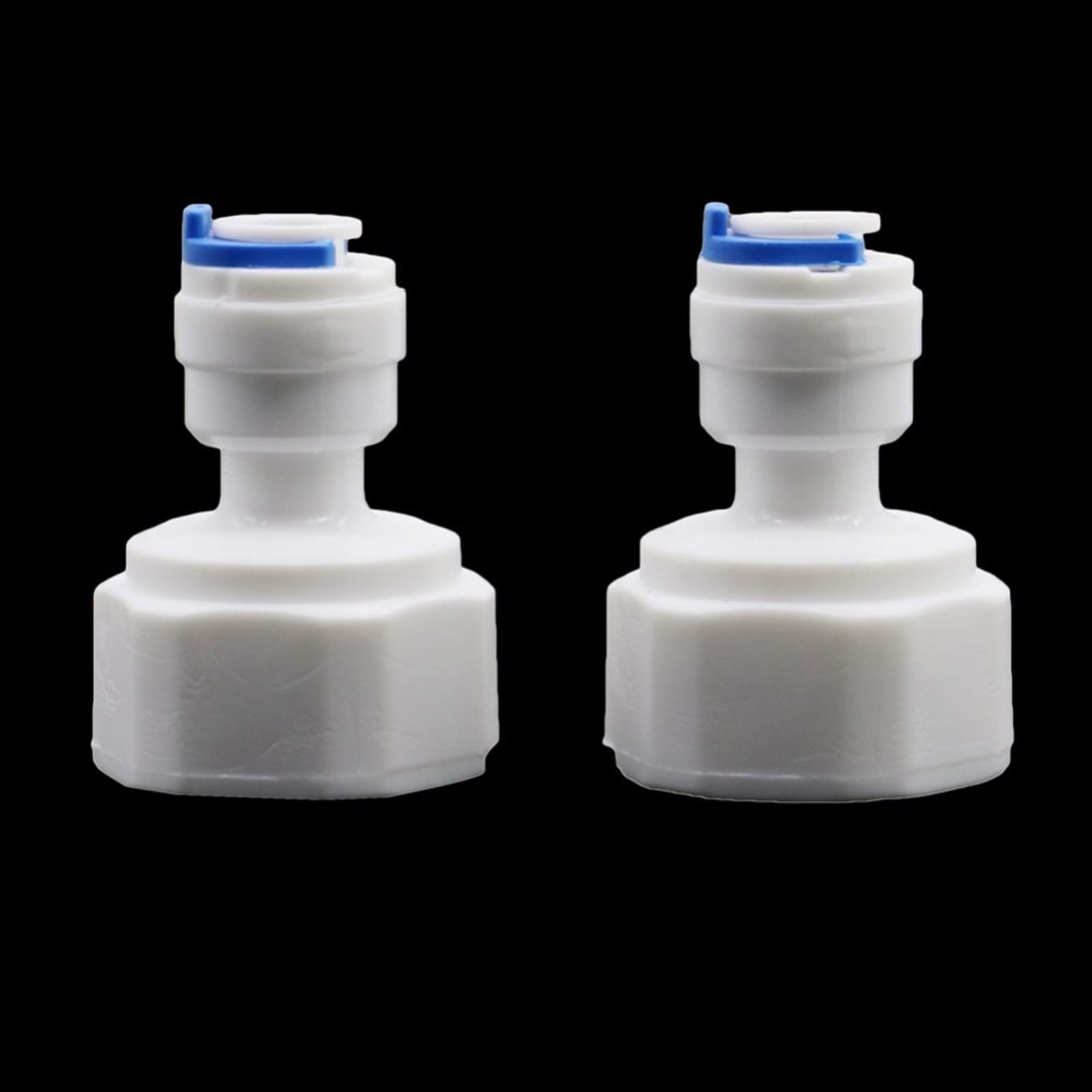 Manguera de jardín Hilo Interno de 1/2 Pulgada a 1/4 Pulgadas de Bloqueo Deslizante Conector rápido Butt Conectores de Bomba de tubería neumáticos Conectores de riego 50 PCS