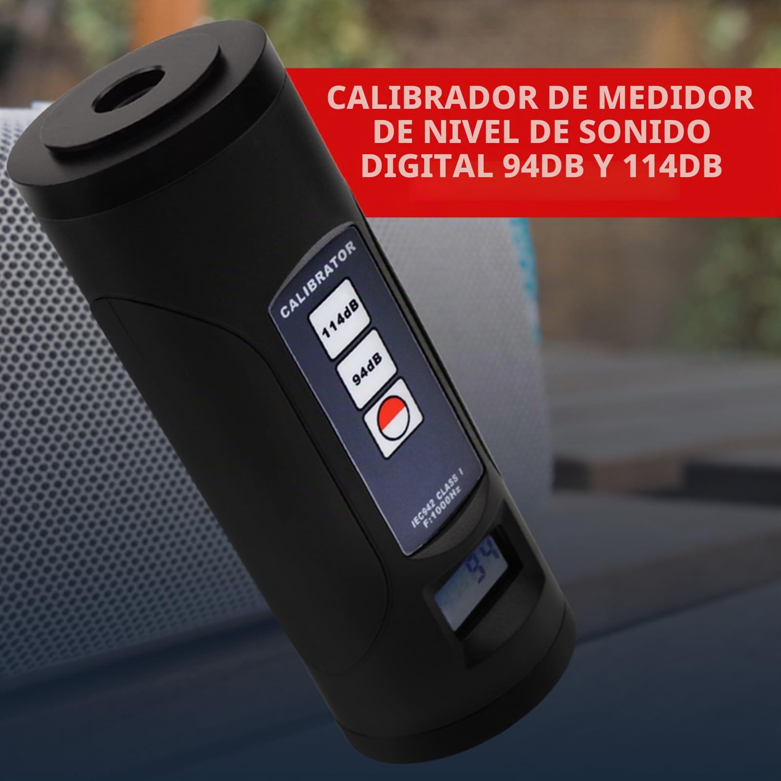 Calibrador Digital Del Medidor De Nivel De Sonido (Calibrator 94db & 114db With Lcd)