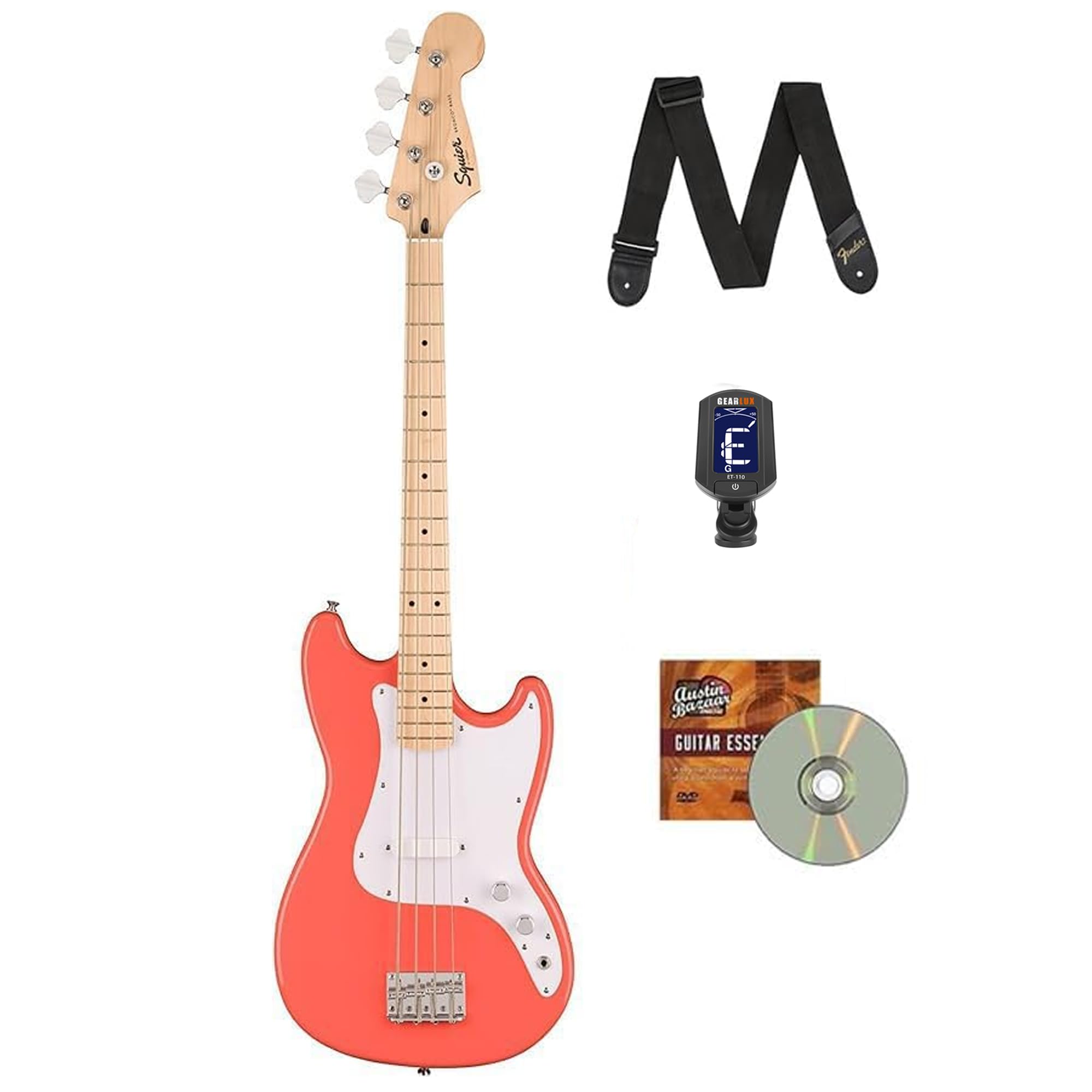 ベース Squier by Fender Sonic Bronco Bass Squier Sonic Bronco Bass Arctic White | Guitar Center