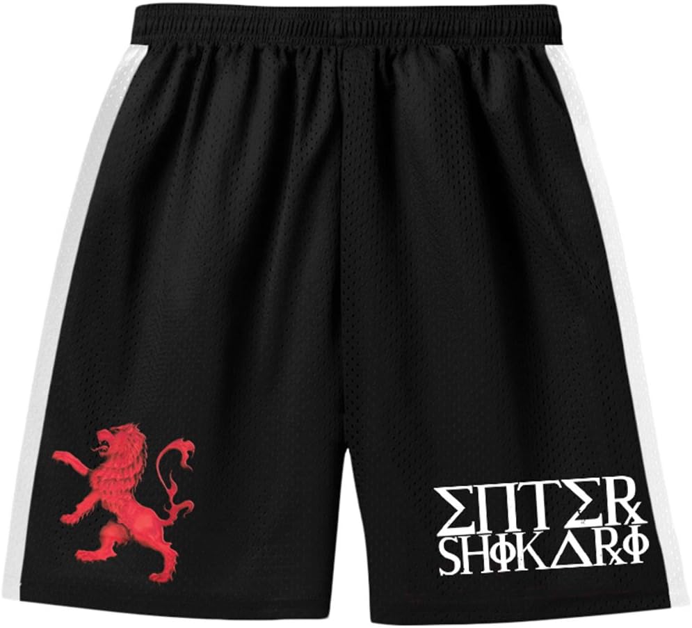 Enter Shikari Men's Lion Gym Shorts Black