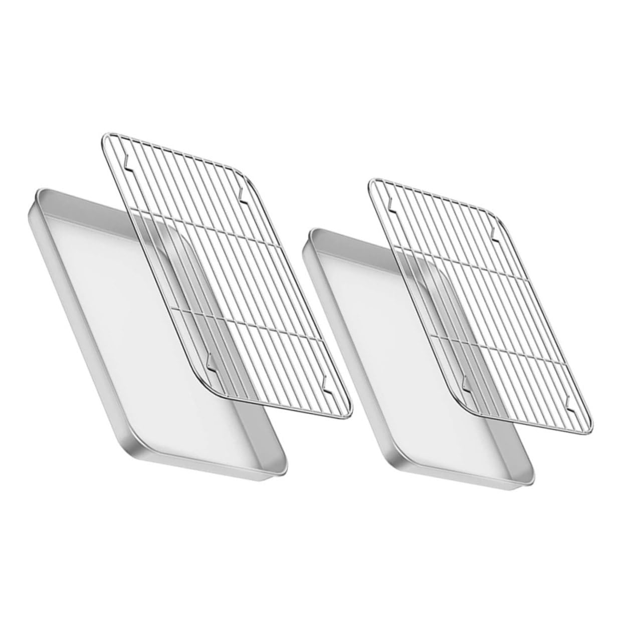 Amazon.co.jp: MOLUCKFU 2 セット シート ステンレス製耐熱皿 grill