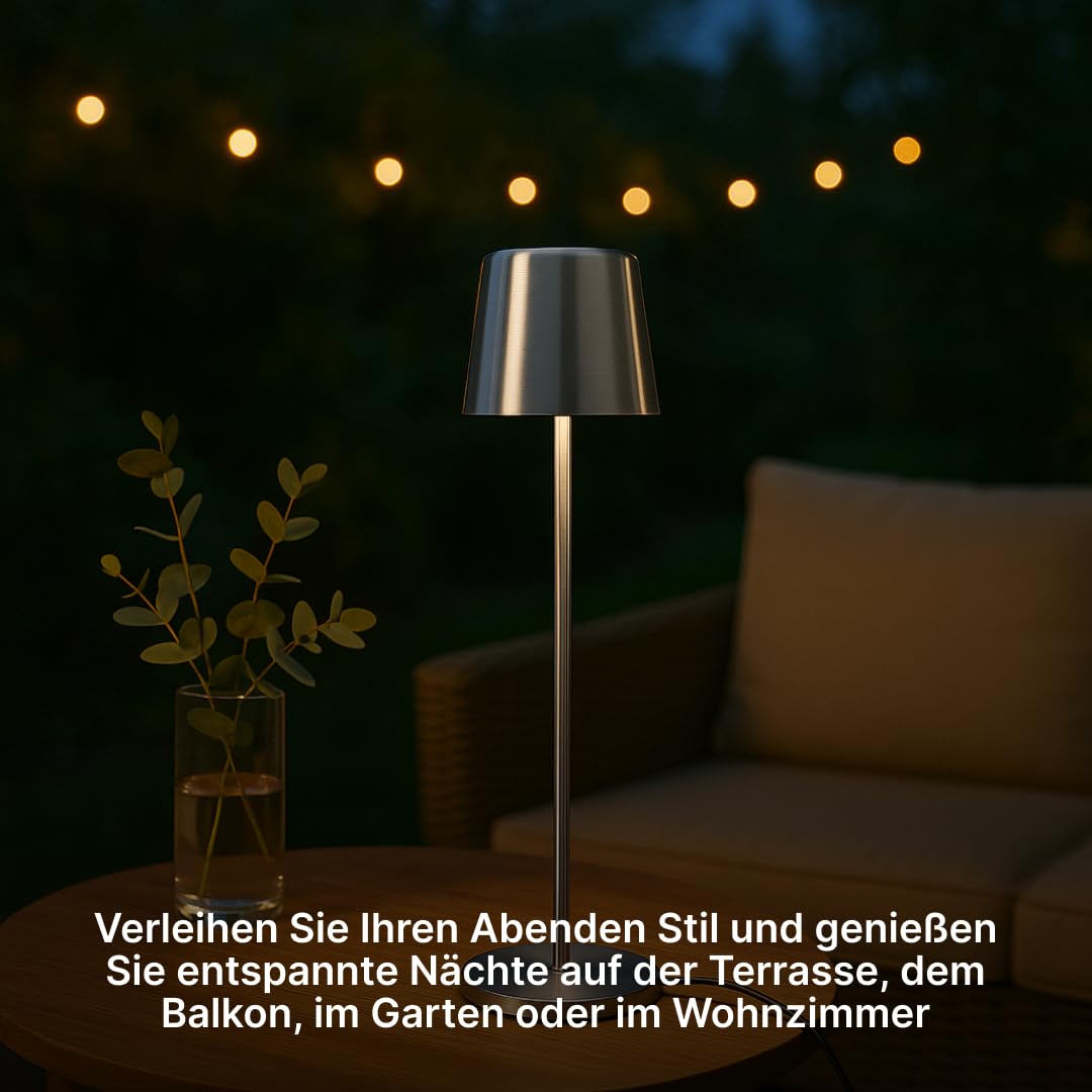 Brilliant Xaana LED Akku Tischleuchte, 37cm, dimmbar, 300lm
