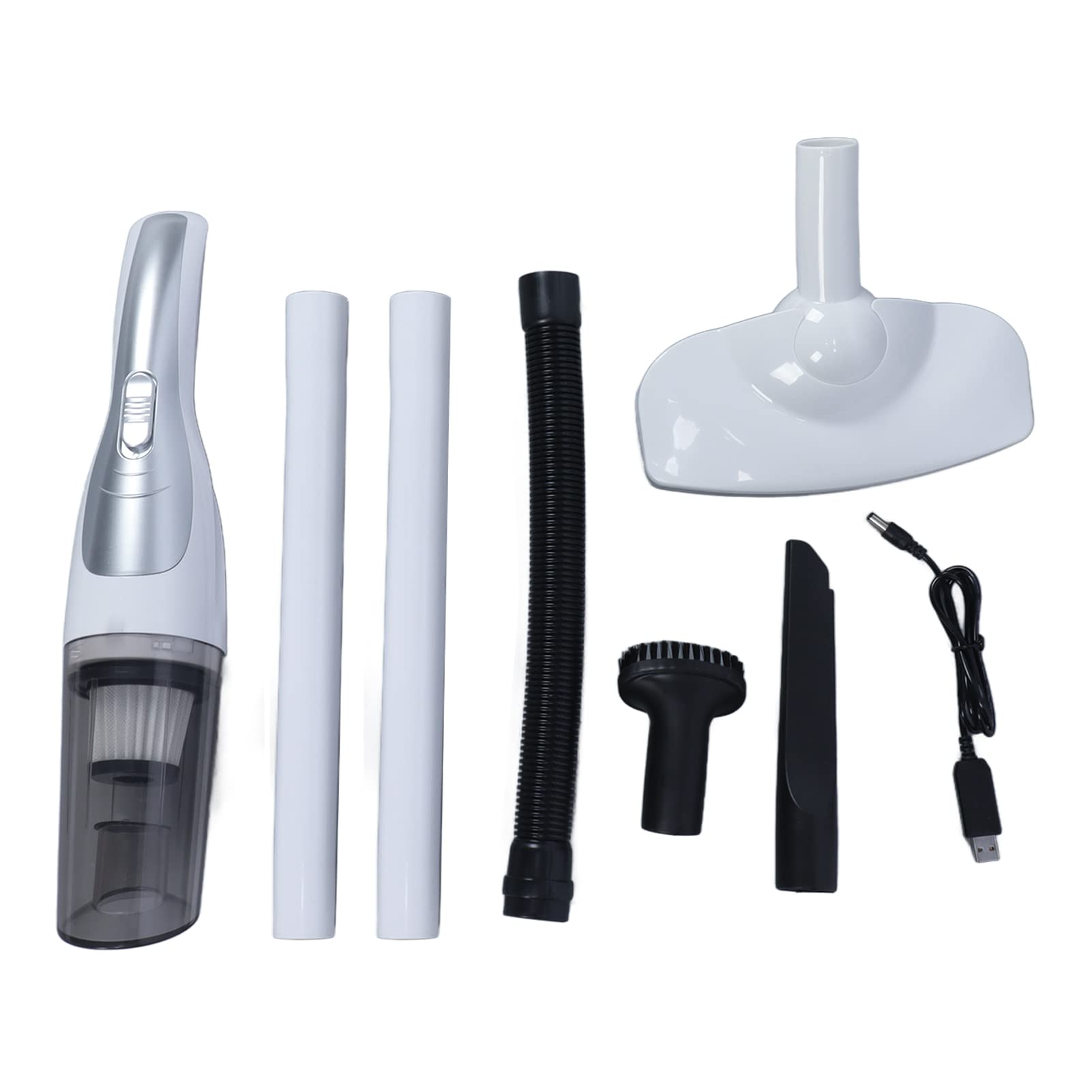 Aspiradora Inalámbrica para Pelo de Mascotas, Aspiradora Portátil Recargable de Mano para Alfombras, Sofás, Escaleras, Aspiradora de Coche para Oficina