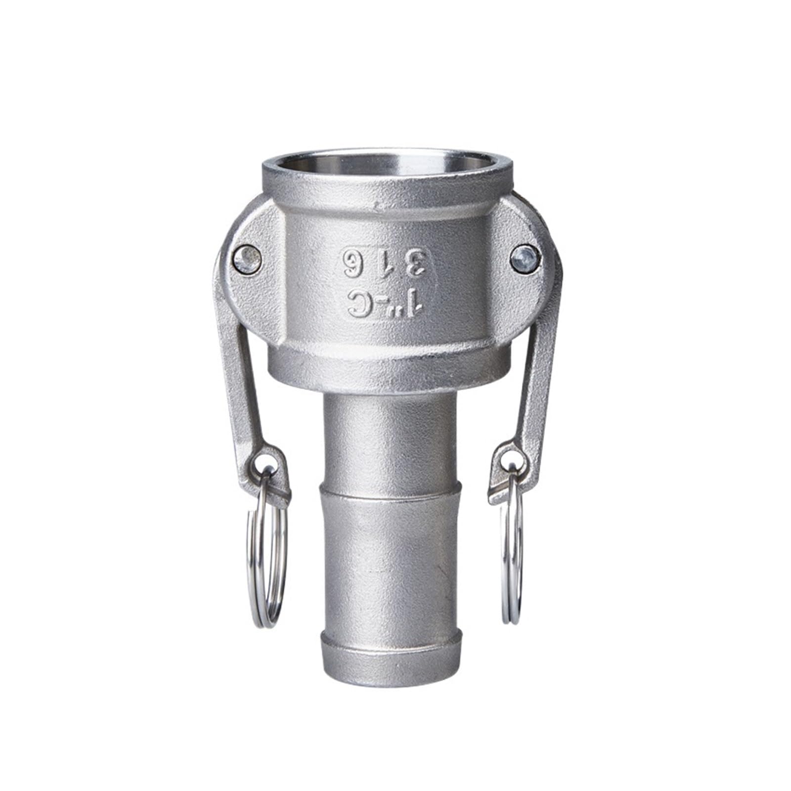 Adaptador de acoplamiento de conector rápido de bloqueo de leva de acero inoxidable 304, accesorio de ranura Camlock de 1/2 ", 3/4", 1 ", 1-1/4"(Pink,2")