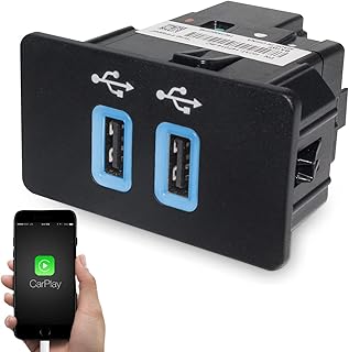 Carplay Interface USB Hub Module, Dual USB Module Compatible for Ford Lincoln SYNC 3 Carplay, USB Interface Hub Module Stand by Apple Carplay, Part Number HC3Z-19A387-E/HC3Z-19A387-B …