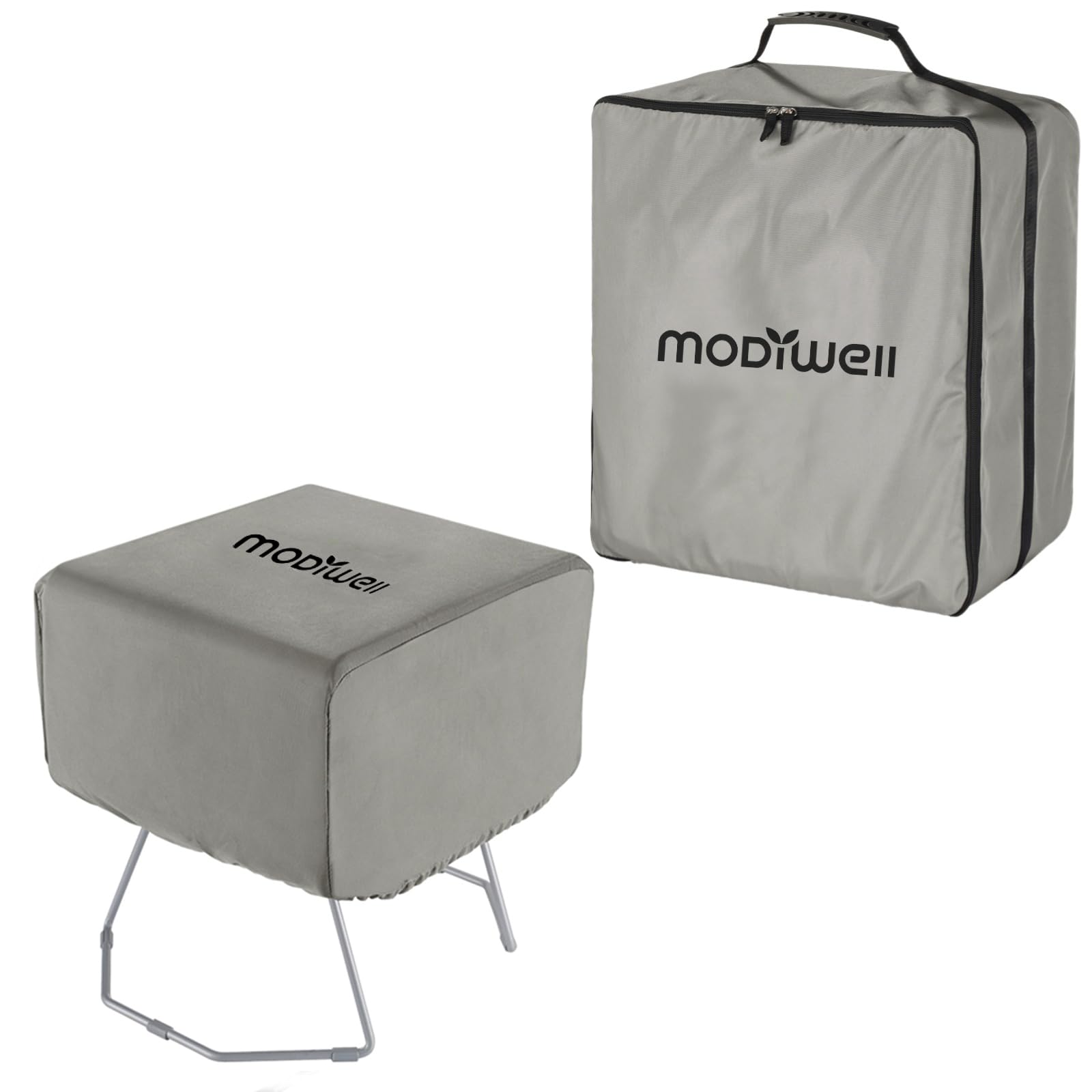 Modiwell LE-310 Dry Flush Toilet Carrying Bag with Waterproof Cover, Portable Travel Toilet Storage Organizer Protector for Camping, Hiking, RV Trips