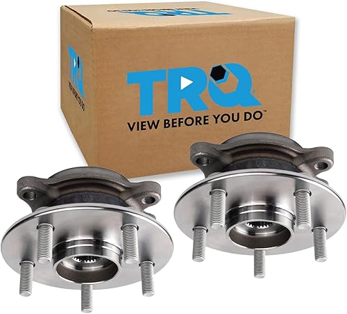 TRQ 2 piezas Cojinete de rueda delantera y conjunto de buje LH RH Par para Toyota Camry 2.5L