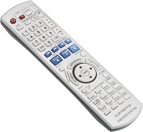 Miniatura 1 de AIDITIYMI EUR7662Y30 sub UR7662Y40 Remoto de repuesto para sistema de sonido DVD Panasonic SC-HT743 SC-HT744 SA-HT740 SA-HT743 SA-HT940 SA-HT744