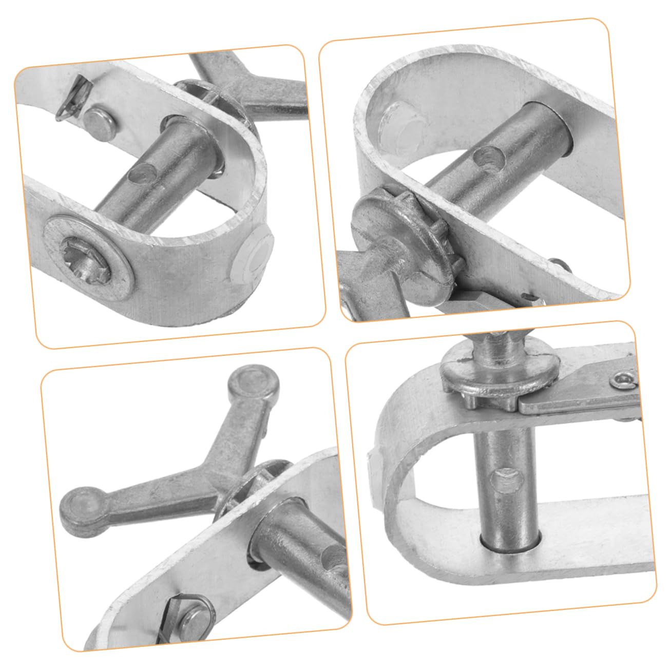 INOOMP 8pièces Tendeur De Câble Métallique pour Tension De Fil Outils De Serrage Robustes pour Clôtures Et Systèmes De Support Acier Résistant